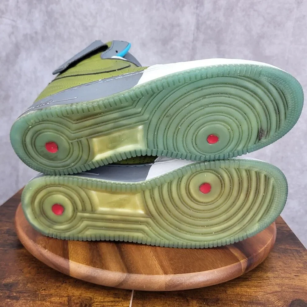 Nike Air Jordan Fusion 12 Sneakers‎ Mens 13 AJF12 Green Gray Leather 2007 Shoes